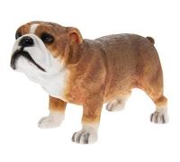 British Bulldog Resin Statue | Home Garden English Ornament Puppy Animal Pet