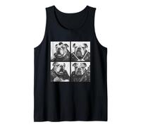 British Bulldogs Musicians Dogs Rock Music Emo Punk Band Tank Top