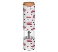 British Bus Car White Electric Pepper Grinder Mill