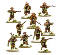 Warlord Games British & Canadian Infantry (Winter) Platoon - 28mm Scale Plastic Miniatures for Bolt Action Highly Detailed World War 2 Miniatures