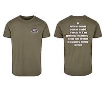 British Carpers Olive Green 100% Organic Cotton Men’s T-Shirt - Wise Old Man (as8, Alpha, x_l, Regular, Regular)
