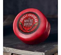 British Chilli Cheddar Cheese Truckle - 200g | Mature Cheddar Infused with Fiery Chilli, Wax-Coated | Perfect for Cheese Boards, Gifts & Spicy Food Lovers