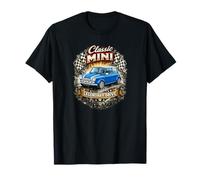 British Classic Sports Car Blue Mini - Legendary Drive T-Shirt