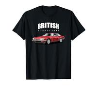 British Classic Sports Car Red Jaguar T-Shirt