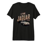 British Classic Sports Cars - E-Type Jaguar Premium T-Shirt