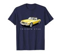 British Classic Sports Cars - Yellow Triumph Stag T-Shirt