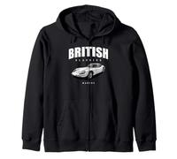 British Classics Marcos Sports Car Zip Hoodie