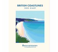 British Coastlines, Becky Bettesworth Deluxe A5 Diary 2023