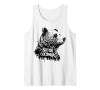 British Columbia Canada Bear Portrait Tank Top