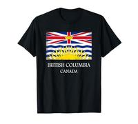 British Columbia Canada Province Canadian Provincial Flag T-Shirt