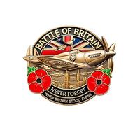 British Commemorative Badge, Commemorative Badge for the Battle of England, Commemorative Anniversary Emblem Brooch Pin - England Memorial Anniversary Keepsake, Never Forget Anniversary Badge Rev