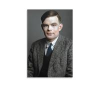 British Computer Scientist Alan Turing Poster1 Canvas Painting Poster Wall Art Decorative Picture Prints Modern Decor 16x24inch(40x60cm)