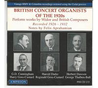 British Concert Organists of the 1920s