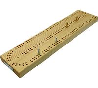 British Continuous 2 track wooden cribbage Board - 30cm