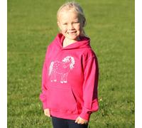 British Country Children's Glitter Twinkle Pony Hoodie - Age 1 - 2