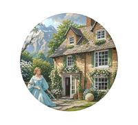 British Country Style Button Pins 1 Pc, 2.4 Inch Round Button Badges Metal Personalized Picture Photo Pin Buttons Kit For Craft Supplies Christmas Diy Party Projects, 20 PCS, One size