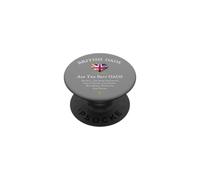 BRITISH DADS ARE THE BEST DADS' FATHERS DAY UNION JACK FLAG PopSockets Adhesive PopGrip