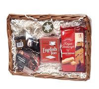 British Delights Gift Set Gourmet Christmas Pudding, Authentic English Teas, and Scottish Shortbread Rounds