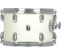 British Drum Co. ENG-10-7-RT-SEW Enigma Series Tom Satin Olde English White 10" x 7"