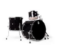 British Drum Co. Enigma Series Club Kit, Satin Black, 12", 16", 22" (ENG-22-CB-STB)