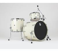 British Drum Co. Enigma Series Club Kit, Satin Olde English White, 12", 16", 22" (ENG-22-CB-SEW)