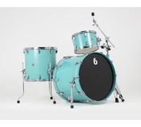 British Drum Co. Enigma Series Club Kit, Satin Teal, 12", 16", 22" (ENG-22-CB-STL)