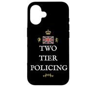 BRITISH ENGLAND PATRIOT SUPPORT PROTECT TWO TIER POLICING UK Case for iPhone 16