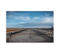 British F-35 Fighter Jet Poster Canvas Poster Bedroom Decor Landscape Office Room Decor Gift 16x24inch(40x60cm)