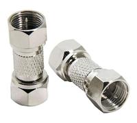 British F-head Dual Rotary Male F-head Coupling Straight Coupling FJJ Dual TV Digital Digital Rotary Through TV Dual F V9B1 Pass