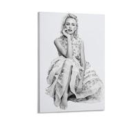 British Favorite Actress Naomi Watts Sexy Retro Poster Painting On Canvas Wall Art Poster Scroll Picture Print Walls Decor Home Posters 12x18inch(30x45cm)