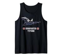 British Figher Aircraft Eurofighter Typhoon Tank Top