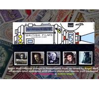 BRITISH FILMS 1985 Royal Mail Mint British Collector Stamps in Presentation Pack No. 165 * MNH * No. of Stamps: 5 * Features best known names in British films - Peter Sellers David Niven Alfred Hitchcock Vivien Leigh Charles Chaplin