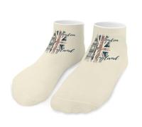 British Flag And Clock Tower Activewear Ankle Socks