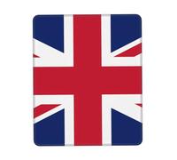 British Flag Anti-wear Stitching, Textured Waterproof Computer Mouse pad with Anti-Slip Rubber Base, Suitable for laptops, Office and Home Gaming Mouse Pads. 8.3 x 10.3 in