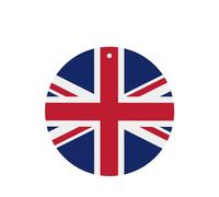British Flag Car Air Fresheners Cards - 6 Pieces,Cardstock Scented Decor For Cars,Bedrooms, Closets