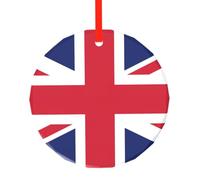 British Flag Christmas Tree Set With Ornaments,Ornament Gift Decor For New Year Door Wall Decor