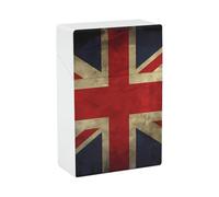 British Flag Cigarette Case for Men, Plastic Box for Smoke, Portable Waterproof Smoking Boxes for Woman, Cigarettes Smoking Accessories, Christmas Day Gift