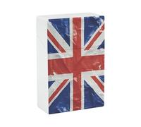 British Flag Cigarette Case Stylish Lightweight Pocket Holder Case for Smoke Waterproof Cigarette Dispenser Cigarettes Accessories for Outdoor Camping Hiking