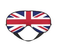 British Flag Comfortable Sleeping Aid Soft Eye Mask Adjustable Blackout Cover Reversible Night Rest