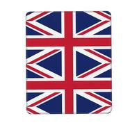 British Flag Desk Pad, Washable for Office/Gaming/Writing, Rubber Base, Polyester Surface