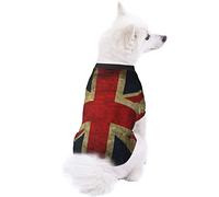 British Flag Dog Pet Clothes - Security Printed Pet Sweaters, Coat Winter for Small Medium Large Dogs Cats, Cozy Apparel Casual Fashion Costume, Cute Pet Pullover Sweater.
