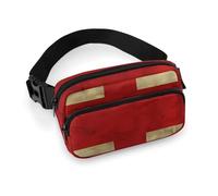 British Flag Fanny Packs with Zipper, Personalized Waist Bags with Multiple Pockets, Adjustable Sling Bag for Travel, Waterproof Belt Bag, Crossbody Bags