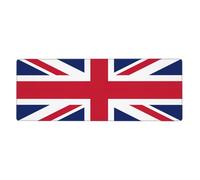 British Flag Gaming Desk Mat, Wide Surface Desk Pad for Keyboard, Mouse and Improved Gaming Stability