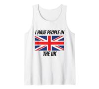 British Flag I Have People in The UK Tank Top