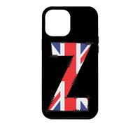 British Flag Letter Z Retro Typography Case for iPhone 12 Pro Max