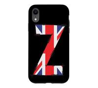 British Flag Letter Z Retro Typography Case for iPhone XR
