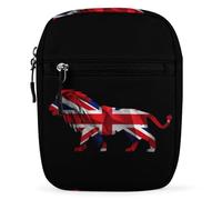 British Flag Lion Mini Crossbody Bag Printed Small Messenger Satchel Bags Waterproof Sling Backpack