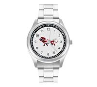 British Flag Lion Simple Stainless Watch Fashion Designer Wristwatch Easy Reader Analog Watches Gifts for Men