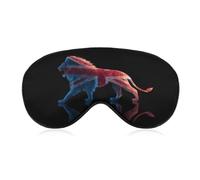 British Flag Lion Sleep Mask Adjustable Eye Shade Cover