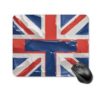 British Flag Mouse Pad - Non-Slip Rubber Base Ultra-Thin Desk Mat Waterproof & Portable Mousepad for Gaming, Office, Design 20 * 25cm